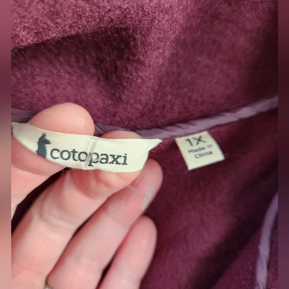 Cotopaxi Teca Fleece Vest Moon Beam Women's Size 1X Plus NWT - Picture 6 of 9